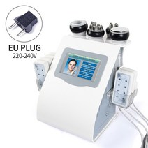 갈바닉 마사지기 고주파 리프팅 플라즈마 피부 관리기 6 in 1 진공 레이저 무선 주파수 rf 40k 캐비테이션 리포 바디 슬리밍 초음파 지방 흡입 캐비테이션 기계 스킨, 협력사, EU 플러그