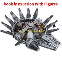 호환블럭 호환레고 75105 밀레니엄 팔콘 빌딩 블록 1388 개, 1.Paper Manual No Box