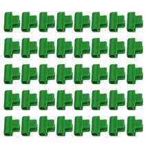 비닐하우스 비닐하우스파이프11mm Pipe Clamp Film Clip Greenhouse Row Cover Shading Netting Hoop Frame, 02 40pcs