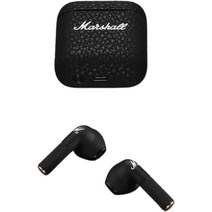Marshall-오리지널 Minor III 트루 인이어 헤드폰 무선 블루투스 5.1 노이즈 캔슬링 하이파이 서브우퍼 음악 스피커 헤드셋, [01] Black
