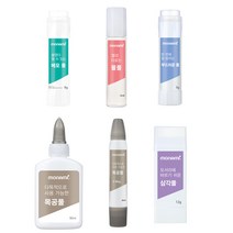 모나미 풀 6종 목공풀삼각풀메모 풀물풀부드러운 풀 낱개, 부드러운 풀 8g