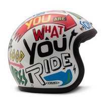 DMD 빈티지 오픈페이스 제트형 바이크 스쿠터 오토바이 헬멧, 워즈