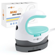 티셔츠 프린팅 기계 휴대용 다리미 프레스기 디자인 제작 의류 압축 가열 필름 인쇄, 민트 그린, 유럽 ​​연합