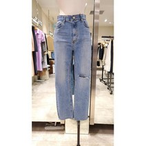 이랜드 [온앤온]온앤온 허리속밴딩 무릎찢청팬츠jj2ml455