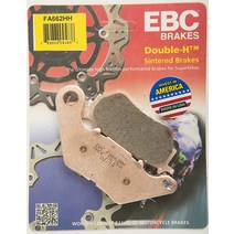 EBC Brakes FA662HH Double-H 시리즈 소결 디스크 브레이크 패드 블랙 1x1x1