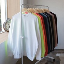 뉴메이드 화이트데이 특양면 형광 맨투맨티셔츠 - 커플룩