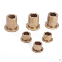 부드러운 동작 황동 플랜지 자체 윤활 베어링 분말 야금 오일 구리 부싱 가이드 슬리브 ID 4mm 개, 18 10x16x20-22x3mm