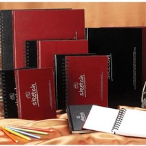 아트앤디자인 양장스케치북 트윈링 제본 A5 K