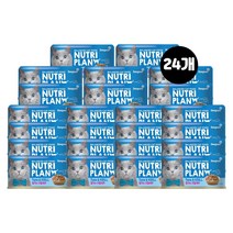 동원 뉴트리플랜 대용량 고양이캔 160g, 24개, 참치+크릴새우