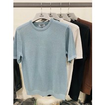레노마 옴므 22 S/S 4종 베이직 면혼방 라운드 반팔 니트 티셔츠/ROFPKT51A ROFPKT52A ROFPKT53A ROFPKT54A