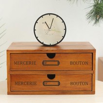 미니 소형 책상위 테이블 서랍장 우드서랍장 나무