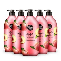 샤워메이트 파머스 바디워시 1200g(복숭아), 1200g, 5개