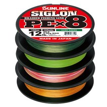 선라인 시그론 PEX8 합사원줄 150m 0.6-3호 볼락 문어, 150m(오렌지)