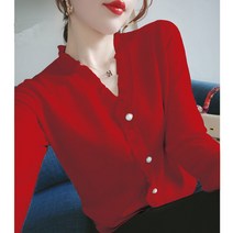 Makone 고야스타일 [1638] 루벨진주가디건 (7컬러)