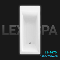 렉서스파 1인 매립욕조 1400 700 아크릴 욕조 매립 반신욕조 매립형 1인용 사이즈, 1개, 일자형