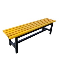 나무 벤치 목욕탕 평상 사우나 의자 대기실 수영장, 노란색 1.5미터, 4~5인용에 적합