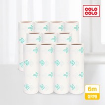 홈앤미 고로고로 표준 테이프크리너 절약형 리필 11P(6m), 11개