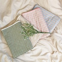 4겹 체크 생리 방수 패드 침대 월경 매트 깔개, 3. 베이지