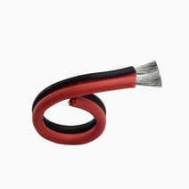 티엘피 실리콘 전선 케이블 부드러운 전선 10AWG 주석도금, 1개