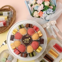 VIP 떡케이크 A 비누꽃다발 선물세트 칠순 생일 기념 승진 샌드떡 슈크림떡, VIP 떡케이크 A+꽃다발12송이