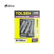 툴쎈 칼브럭 6x30mm (100개입), 100개