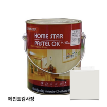 삼화페인트 홈스타 파스텔OK PLUS 친환경페인트 3.8L, 연회색, 1개