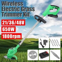 예초기 잔디깍기 트리머 650W 18000 rpm 전기 잔디 강력한 브러시 커터 깎는 기계 무선 절단기 정원 도구 213648V, 21V