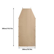 중고 루프탑 텐트 루프 렌탈 하드탑 차량용 SUV 휴대용 자동차 사이드 탑 천막 캠핑 쉼터 그늘 방수 UV 옥상 비 캐노피, [02] 300x200cm