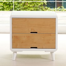 마우로 2단서랍장 600, 오크화이트