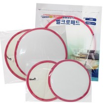 에파타 유무선 원형 청소기 전용 청소포 부착 패드 (전기종 호환), 01. 대 205mm 1세트