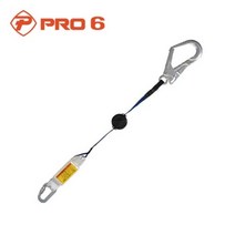 PRO6 산업용 더블엘라 A/L 대구경 릴 자동 죔줄 적훅, 자동죔줄(적훅)