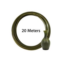 LeoPlas-1.75mm 10 및 20 미터유연한 소프트 TPU 필라멘트 샘플 3D 프린터 소모품 인쇄 용품 고무 소재, 24 Army Green 20m 60g