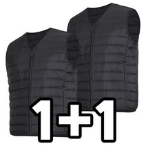 늑대와여우 1+1 원플러스원 남자 경량패딩조끼 작업복조끼 단체 빅사이즈