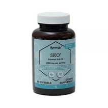 Vitacost Synergy SKO® 슈페리어 크릴 오일 1회 제공량당 1500mg 소프트젤 60정