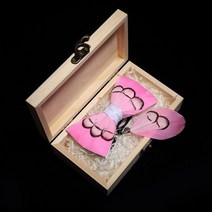 넥타이핀 넥타이클립 KAMBERFT-수제 깃털 나비 넥 브로치 나무 상자 세트 웨딩 파티 연회용 남성용 가죽