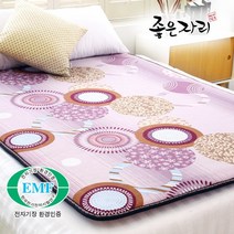 [평일14시이전 당일출고]캠핑용 전자파차단 EMF 전기매트 침대 캠핑용 1인용 2인용, 버블핑크[미니싱글]
