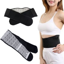 토르마린 온열 허리보호대 무릎보호대 자가발열 찜질효과 아픔완화 원적외선, 1개