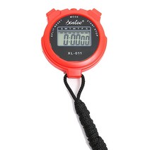 스포츠 초시계 디지털 스포츠 스톱워치 타이머, red