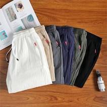셀러허브 패션 [깨비몰] 남성/여름/데일리/허리밴딩/면/린넨/반바지/6컬러