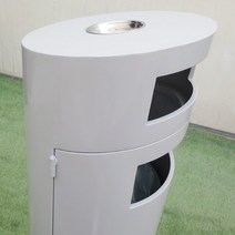 스텐쓰레기통 야외 공원 정원 스탠드 재활용 쓰레기통 아연 도금 강철 쓰레기 큰 금속 주차 가능 핫, 1.PICTURES