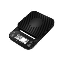 타임모어 이유식 커피 그람 카페 미세 전자 저울 타이머가있는 3kg0.1g 드립 규모, 라이트 그레이