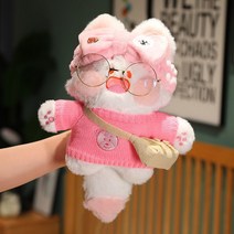 PKTOYS DIY귀여운 만화 고양이 인형 오가닉애착인형 크리스마스 명절 선물, W, 30cm