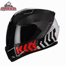 오토바이 헬멧 오픈페이스 BlackLion이탈리아 브랜드 맞춤형 전문 풀 페이스 모토크로스 레이싱 오프로드 투구 도트, BlackLion-016+XXL