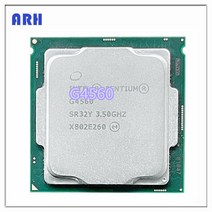펜티엄 듀얼 코어 데스크탑 PC CPU G4560 프로세서 3MB 캐시 3.50GHz LGA 1151, 한개옵션0
