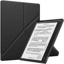 Gylint Kobo Elipsa 2E (2023 출시) 종이접기 케이스 가장 얇고 가벼운 가죽 스마트 커버 26.2cm(10.3인치) eReader용 자동 웨이크 슬립 기능, Black
