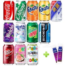 뚱캔 음료모음 럭키박스 B세트 12캔 + 사은품 이디야 스페셜 2T 뚱캔박스세트 골라담기
