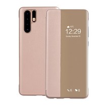 잠수함 케이스 핸드폰 방수 플립 커버 가죽 전화 huawei p30 p40 pro p, 화웨이 p20용, 금