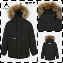 네파 (신상30%)남성@@2칼라@@ 네파의 가장 대표적인 구스충전재의 야상스타일 남성 구스다운 패딩__7I72015_BLACK(199)_GS