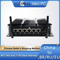 미니데스크탑 스틱pc 팬리스 Pfsense 인텔 코어 i5 7226U i3 7167U 3865U 전문가용 미니 PC 2 * RS232 6 Lans 4 USB3.0 방화벽 라우터 H, 01 Celeron 2955U, 04 4GB RAM 64GB SSD