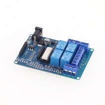 4CH 4 채널 5V 릴레이 모듈 확장 보드 실드 V1.3 Arduino Nano R3 Xbee 315 호환